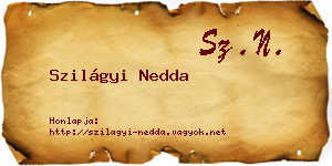 Szilágyi Nedda névjegykártya